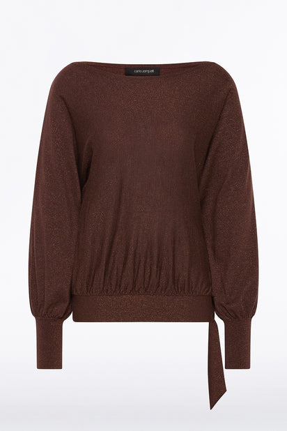 COPPER TIE KNIT TOP