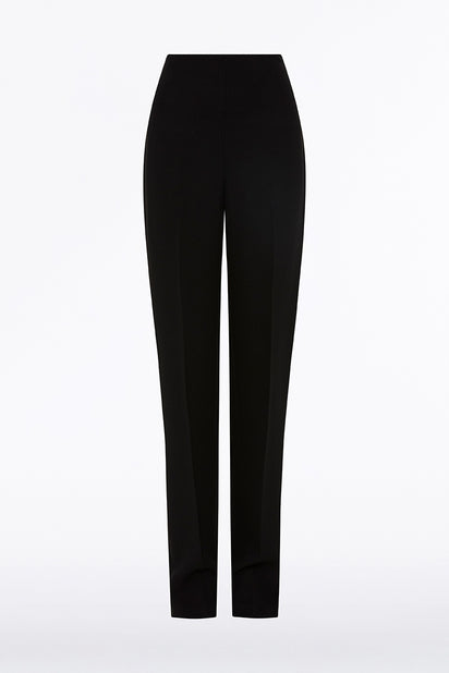 BLACK CREPE SLIM CLASSIC PANT