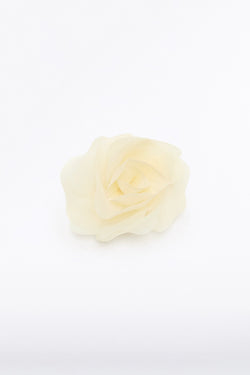 IVORY SMALL FIORE BROOCH