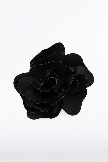 BLACK FIORE BROOCH