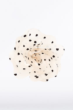 IVORY C SPOT FIORE BROOCH