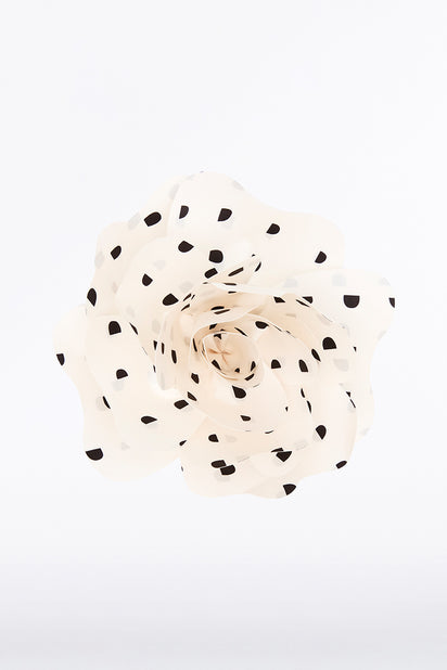 IVORY C SPOT FIORE BROOCH