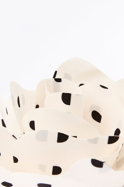 IVORY C SPOT FIORE BROOCH
