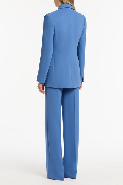 ATLAS CREPE DOUBLE BREASTED RELAXED BLAZER