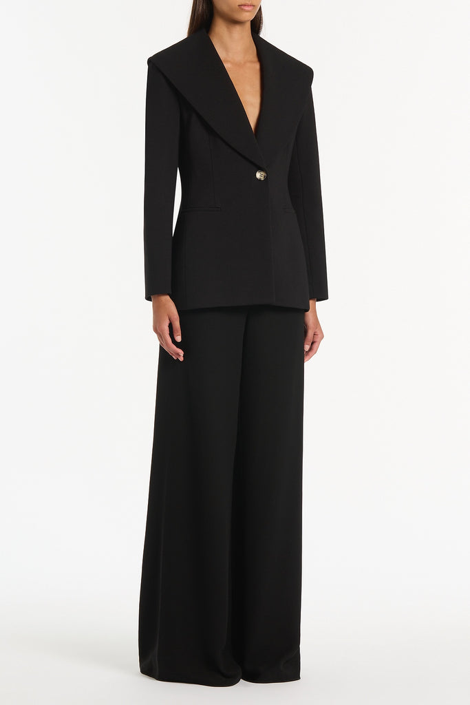 Velvet Leona Ponti Wide Leg Pant - Black main image 0