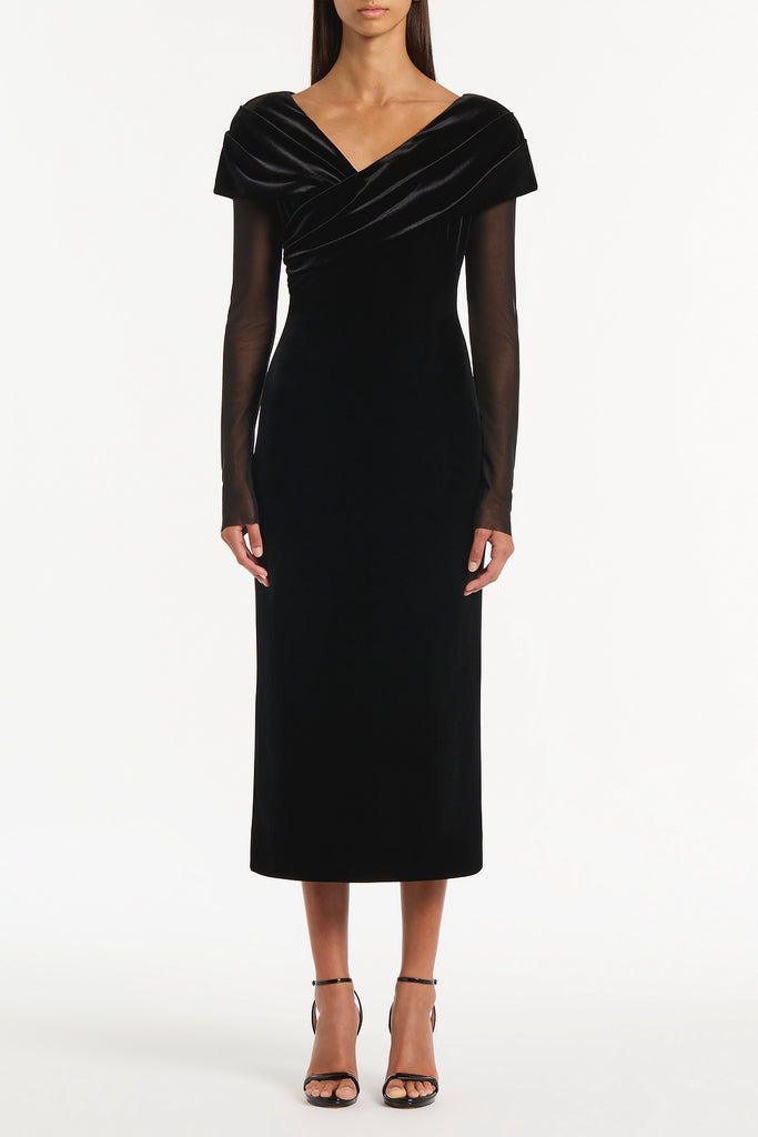 sequin off the shoulder dress Fitted Off Shoulder Sequin Slit Gown by Ladivine CD260