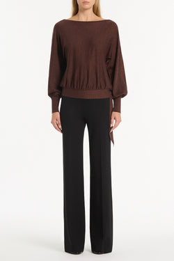 COPPER TIE KNIT TOP