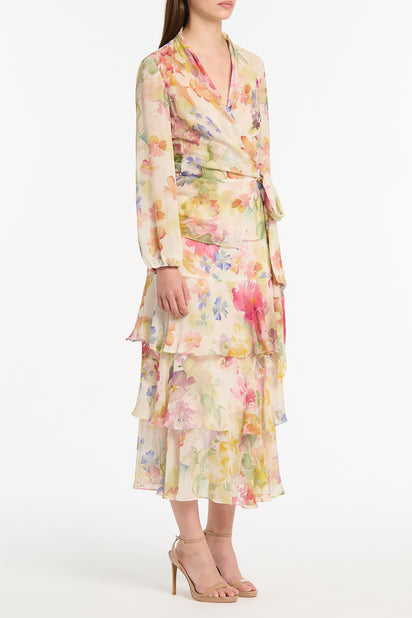 ETHEREA BLOOM WRAP TOP