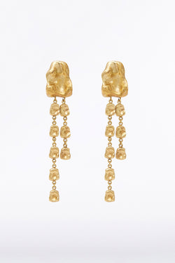 PEBBLE DROPLET EARRING