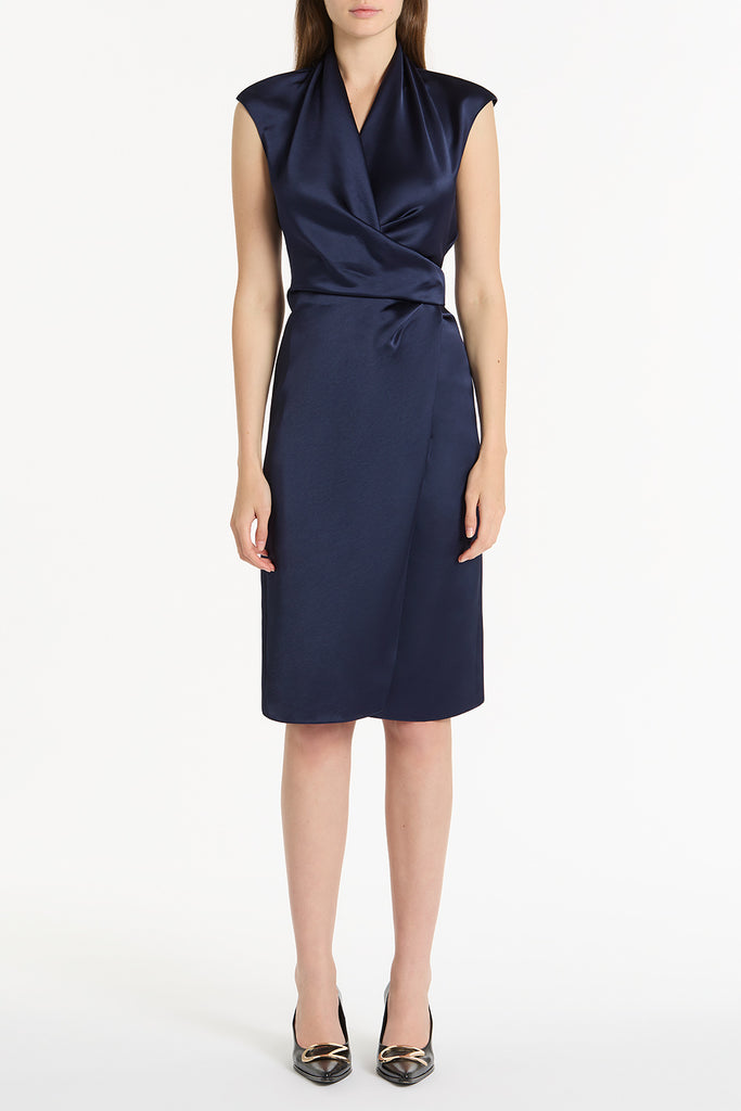 Satin wrap dress australia new arrivals