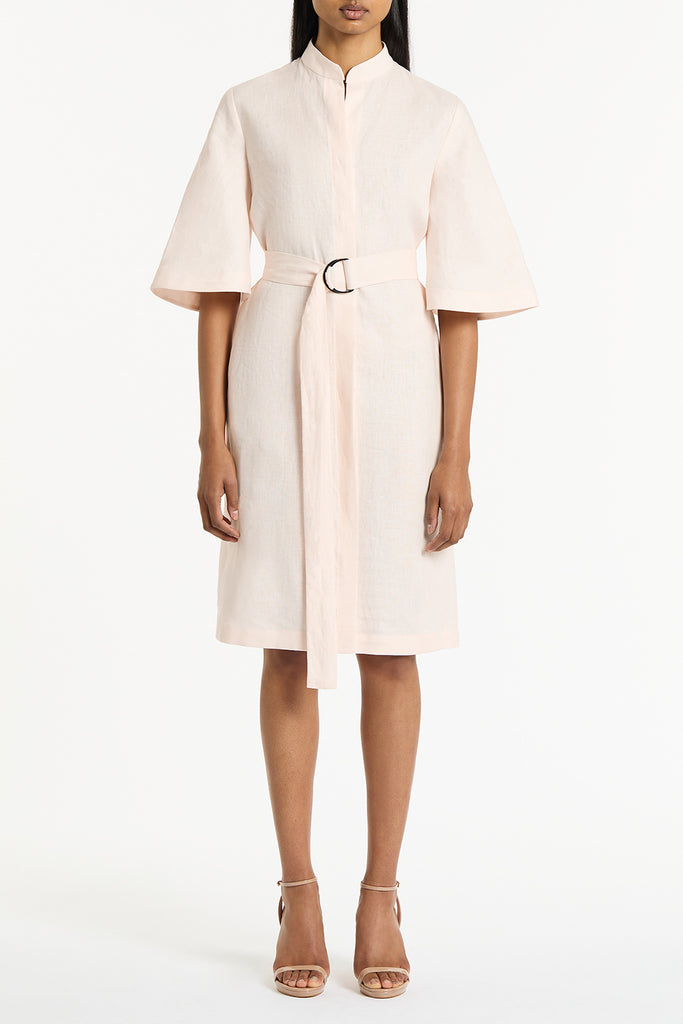 ROSA LINEN BOX SLEEVE SHIRT DRESS – Carla Zampatti