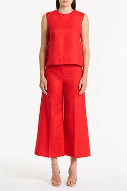 SCARLATTO LINEN TANK TOP