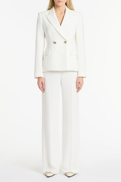 WHITE CREPE ALTURA FLORENCE JACKET