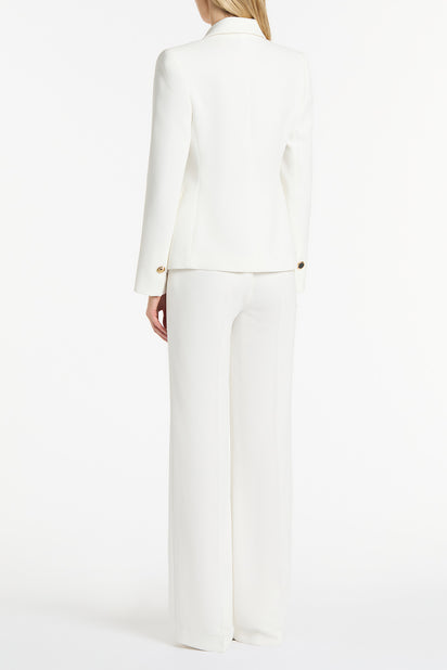 WHITE CREPE ALTURA FLORENCE JACKET