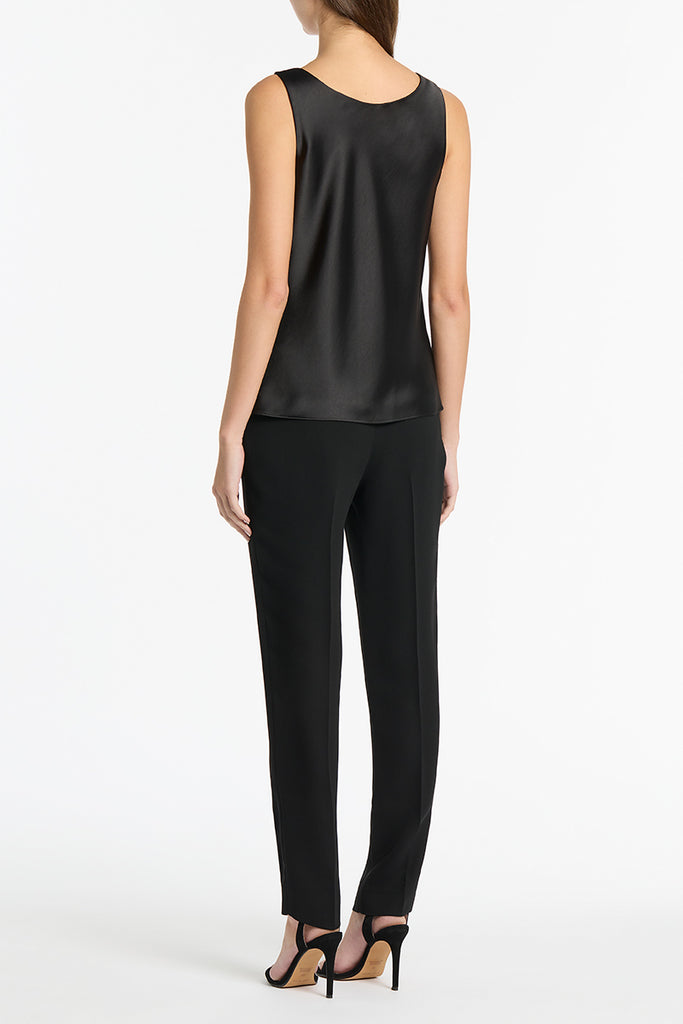 Carla Zampatti Rose Crepe Classic Flared Pant (Pink) main image 1