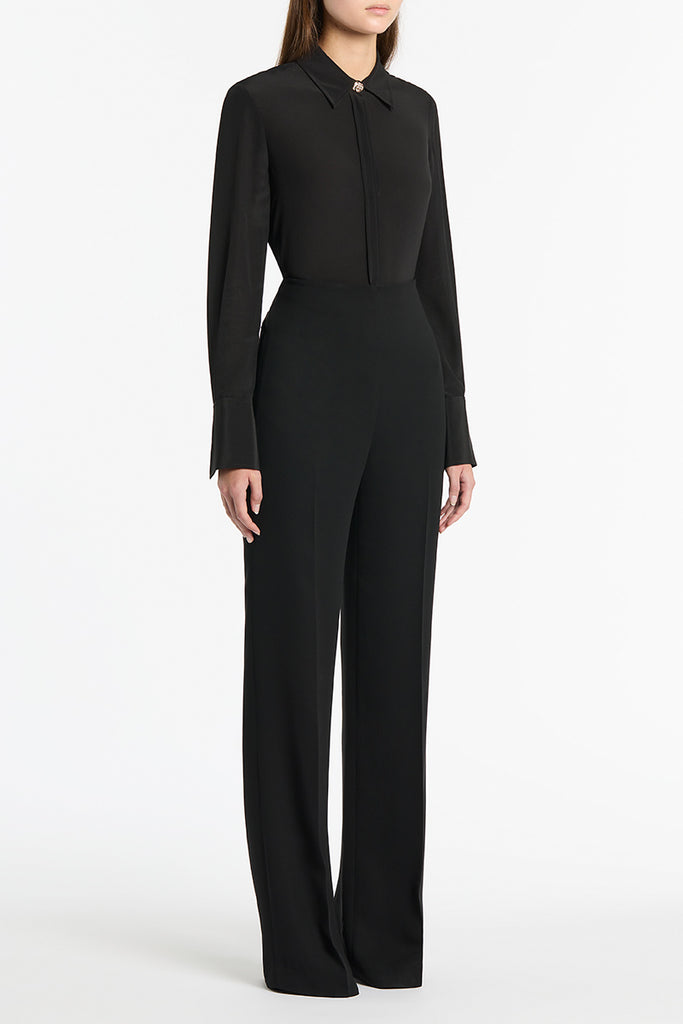 Bode Women Black Crepe Pant main image 1
