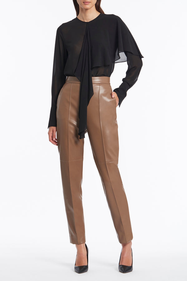 MOCHA FAUX FAVOURITE PANT