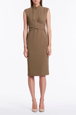 MOCHA WRAPPED UP DRESS