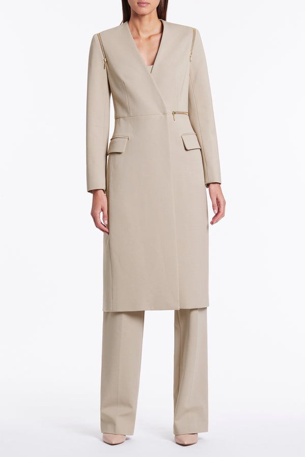 NUDE ILLUSION PONTE COAT