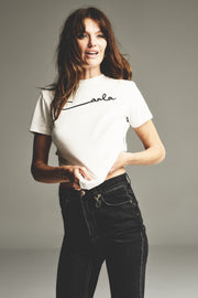 WHITE ORGANIC COTTON CLASSIC T-SHIRT