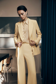 POLLEN CREPE CLASSIC FLARED PANT