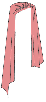ROSE PINK GEORGETTE SCARF