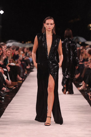 BLACK LIQUID SEQIUN LONG LINE VEST