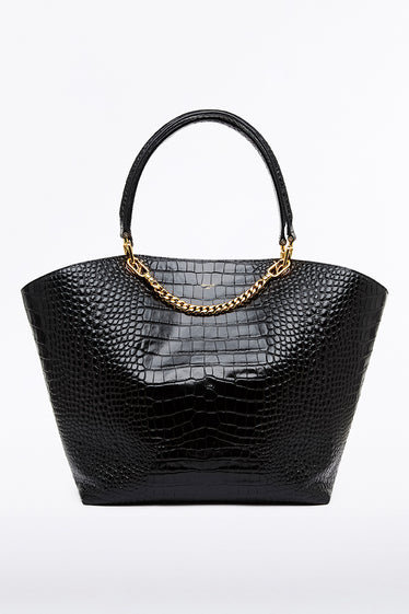 BLACK MILANO TOTE BAG