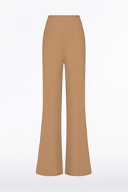 CINNAMON CREPE CLASSIC FLARED PANT