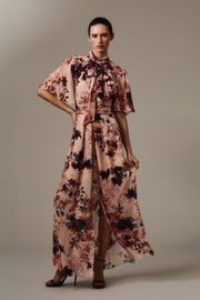 FIORI ETEREA GEORGETTE MAXI DRESS
