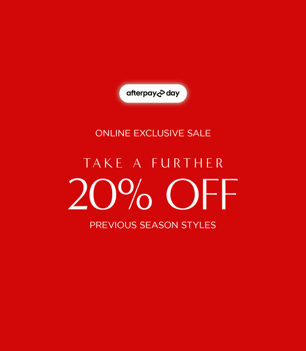Afterpay Day Sale - Further 20% Off