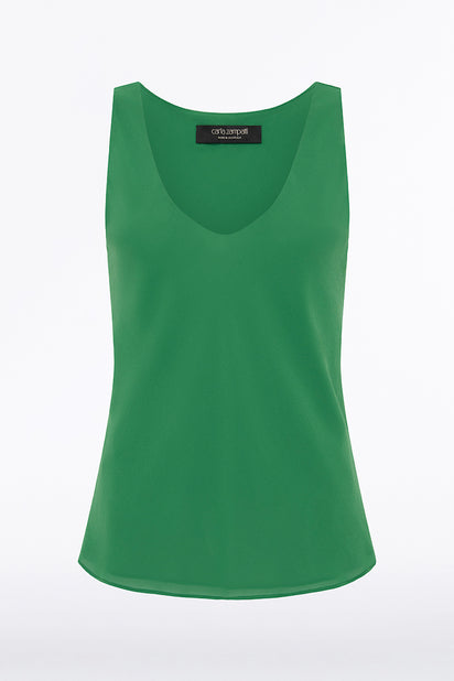 JADE GEORGETTE SCOOP CAMI