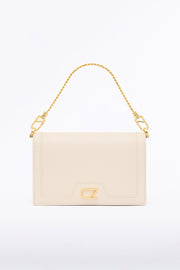IVORY CZ CHAIN CROSSBODY BAG