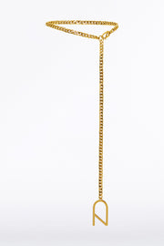 MONOGRAM CHAIN BELT