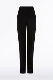 BLACK CREPE SLIM CLASSIC PANT
