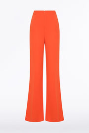 TANGERINE CREPE CLASSIC FLARED PANT