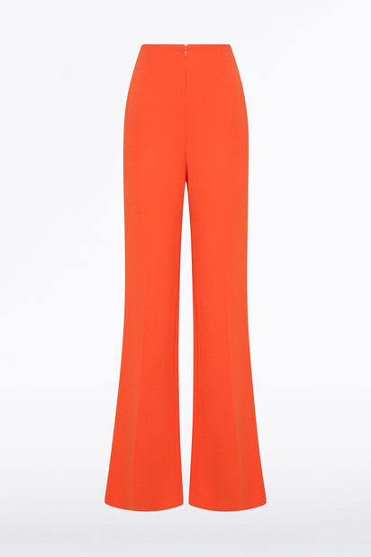 TANGERINE CREPE CLASSIC FLARED PANT