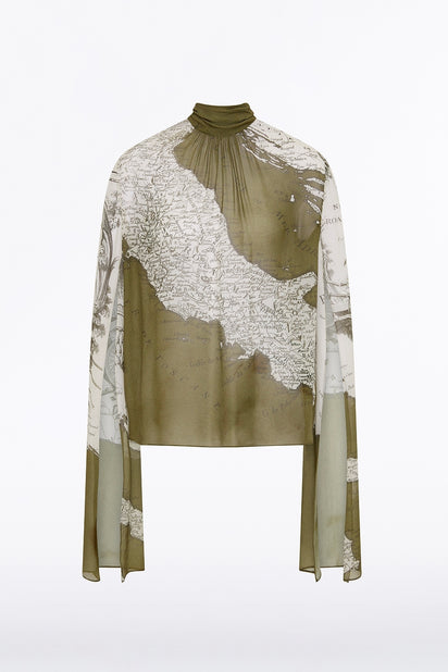 JUNIPER ITALIA SPLIT SLEEVE TOP