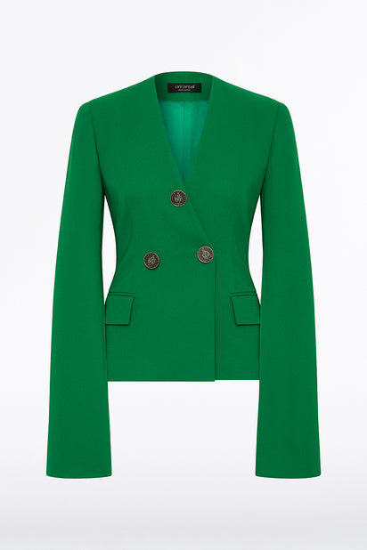 JADE CREPE MONETA ROME JACKET