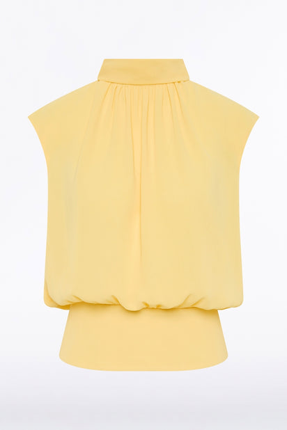 POLLEN GEORGETTE SCARF TOP