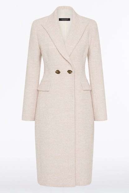 CARLA Tweed Jacket 白サイズ2