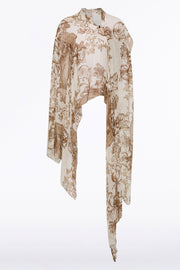 RENAISSANCE GEORGETTE CASCATA WRAP