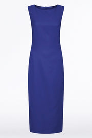 VIOLET CREPE SHEATH DRESS