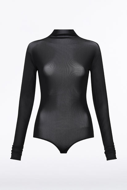 BLACK PURA MESH BODYSUIT