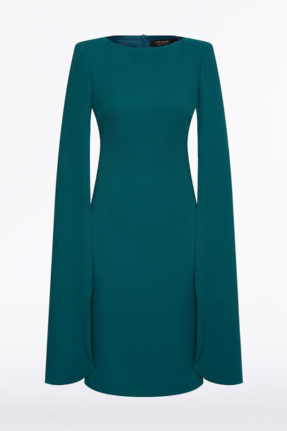 SERPENTINE CREPE LOVERO MIDI DRESS