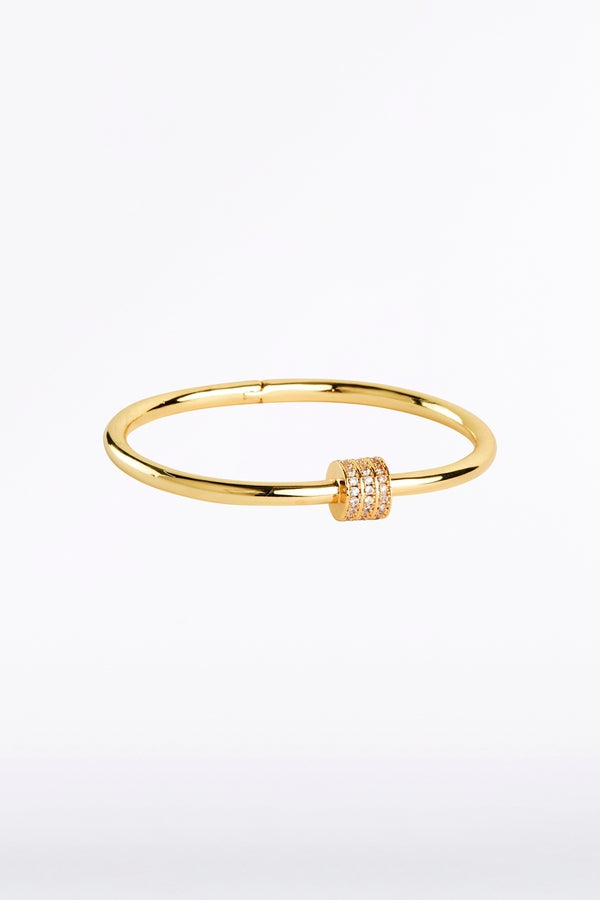PAVE LOCK BANGLE