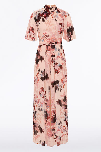 FIORI ETEREA GEORGETTE MAXI DRESS