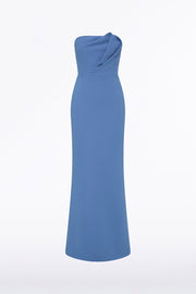 ATLAS CREPE SCULPTURAL GOWN