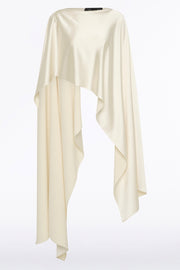 IVORY SATIN CAPE