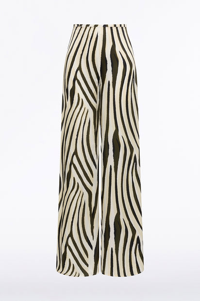 BOLD STRIPE PRINT PALAZZO PANT